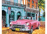 Pittura Da Numeri Con Telaio Quadri - Cuba A Colori 50X40 Cm
