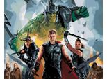Pittura Da Numeri Con Telaio Quadri Da Dipingere - Thor Ragnarok 50X40 Cm