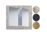 Vcm Badschrank Zeitlos MaßE Ca. H. 59 X B. 60 X T. 12 Cm Zwei DrehtüRen Spiegelschrank - Badinos 59 X 60 Cm
