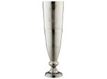 Ambia Home Vase , Nickel , Metall , konisch , 74 cm , zum Stellen, auch für frische Blumen geeignet , Dekoration, Vasen, Metallvasen