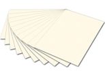 Folia 6401 Tonpapier, Din A4, 130 G/Qm, Perlweiß