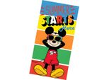 Disney Mickey Mouse Telo Da Bagno | Telo Da Spiaggia Xl 67X137 Cm Ragazzi Estate