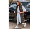 Dstreet Gilet Donna Shamue Verde S