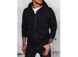 Dstreet Felpa Con Cappuccio Con Zip Nera Da Uomo Manurah L