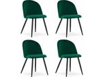 Sedia Valora Bello X4 | Set Completo Di Sedie Per Sala Da Pranzo O Per Ospiti