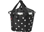 Klickfix City Bag Bikebasket Nero A Pois, 35X28X26Cm, Reisenthel