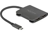 Delock USB-C Splitter (Dp Alt Mode) Zu 2X Hdmi Mst 4K 60Hz