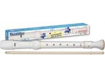 Flauto Dolce Bontempi, Barocco, Soprano, Bianco, 3 Parti, 327 Mm, 93 G