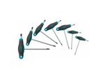 Hazet Schraubendreher 811S/5, Kreuzschlitz Profil Ph, Schlitz Profil, 5-Teilig, 0,8 X 4,5 – 1,2 X 7, PH1 – PH2)
