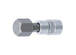 BGS Bit-Einsatz Antrieb Innenvierkant 6,3 Mm (1/4") Innensechskant 12 Mm ; BGS Technic (2161-12)