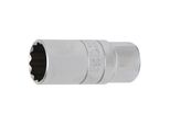 Bgs ZüNdkerzen-Einsatz Mit Haltegummi, ZwöLfkant Antrieb Innenvierkant 12,5 Mm (1/2 Zoll) Sw 21 Mm ; Bgs Technic (2386)