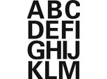 Herma 4167 4167 Etichette Per Lettere - A-Z, 25 Mm, Resistenti Alle Intemperie, Nere