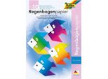 Folia 765 Regenbogenpapier - 22,5 X 32 Cm, 10 Blatt, Einseitig Bedruckt