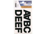 Herma 4187 4187 Etichette Per Lettere - A-N, 33 Mm, Resistenti Alle Intemperie, Nere