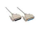 Inline® 11440M Serielle VerläNgerung, 25Pol Stecker / Buchse, Vergossen, 1:1 Belegt, 40M