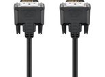 Goobay Dvi D Full Hd Cavo Dual Link Dvi D 24+1 Maschio A Dvi D 24+1 Maschio Nero 3 M
