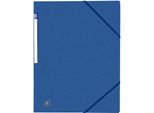 Cartella Angolare Elba, Din A4, Cartone, Blu