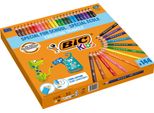 Matite Colorate Triangolari Bic Kids Evolution Triangle, Confezione Da 144 Pezzi