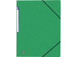 Cartella Angolare Elba, Din A4, Cartone, Verde