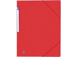 Cartella Angolare Elba, Din A4, Cartone, Rosso