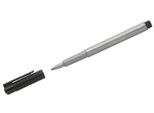 Faber-Castell 167351 Penna A Inchiostro Pitt® Artist Pen - 1,5 Mm, Finitura Argento Metallizzato
