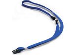 Durable Cordoncino In Tessuto 10 Con Clip In Plastica, 10 Pezzi, Blu Scuro, 811907