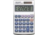 Sharp EL-240SA Calcolatrice Tasca Calcolatrice Di Base Blu, Grigio