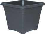 Fioriera Geli Nora Antracite 48 Cm Quadrata - Plastica