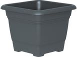 Fioriera Nora Antracite 40 Cm Quadrata - Plastica