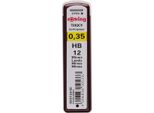Rotring S0312410 12 Bleistiftminen Hb 0,35 Mm