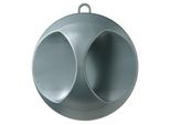 Specchio Per Armadio Elegante Argento Opaco 25 Cm