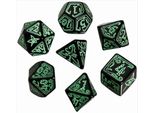 Set Di Dadi Cthulhu Verde E Nero