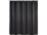 Wenko Tenda Da Doccia Antimuffa Per Vasche Da Bagno Con Anelli 180X200 Cm Uni Black
