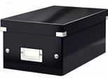 Leitz Contenitore Per Dvd Click & Store Wow, Nero