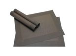 Tovaglietta Tovaglietta Marrone Marrone Scuro Set Di 4 In Plastica 45X33 Cm