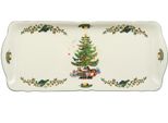Seltmann Weiden Marie-Luise Kuchenplatte Eckig, Servierplatte, Servierteller, Porzellan, Weihnachten, 34.6 X 14.9 Cm, 001.295277