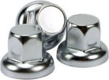 Tappi Per Dadi Ruota All Ride Da 33 Mm Cromati Confezione Da 10 Pezzi