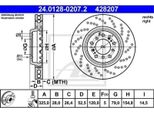 Disco Freno Ate 24.0128-0207.2