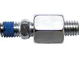 Highsider Adattatore Specchio M8 A M8, Cromo Per