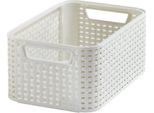 Cesto Curver STYLE2 S, Crema, 28X19X12 Cm