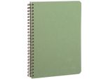 Quaderno A Spirale Age Bag, Din A5 14,8X21Cm, 50 Fogli, 90G, Foderato Verde Muschio