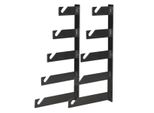 Walimex Set Di 2 Ganci Per Sfondo A 5 Pieghe - 280 X 50 X 590 Mm - Portata Per Gancio 6 Kg - In Metallo - Per Parete E Soffitto - Studio Fotografico Accessori Per Fotocamera Accessori Per Sfondi Fotografici