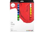 Daler-Rowney Simply Oil Colour Set, 24 X 12 Ml