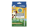 Matite Colorate Lyra Super Ferby Verniciate Metallizzate Confezione Da 12 Pezzi
