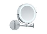 Wenko Specchio Da Parete Illuminazione Led Bagno Wc Lumi Cosmetici Senza Forare Make Up
