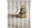 Wenko Tenda Per Doccia Anelli Per Vasche Da Bagno Sand Stone 180X200 Cm Lavabile