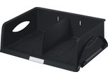 Cestino Sorty Landscape A4/C4 405X125X300Mm Nero Confezione Da 4