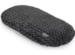 Cuscino Ovale "Seoli"" L X L : 63 X 40 Cm Grigio Scuro / Grigio Chiaro"