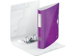 Leitz 1107-00-62 1107 Active Wow Cartella A4 - 65 Mm, Viola Metallizzato