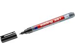 Pennarello Per Lavagna Bianca Edding 361 Ricaricabile 1Mm Nero Confezione Da 10